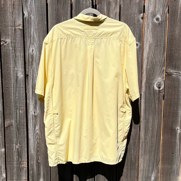 Exofficio yellow button down shirt size XXL - Picture 8 of 13